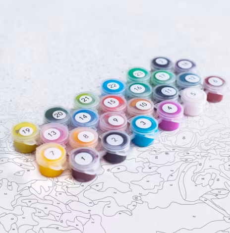 Paint By Numbers Cupcakes 40x50