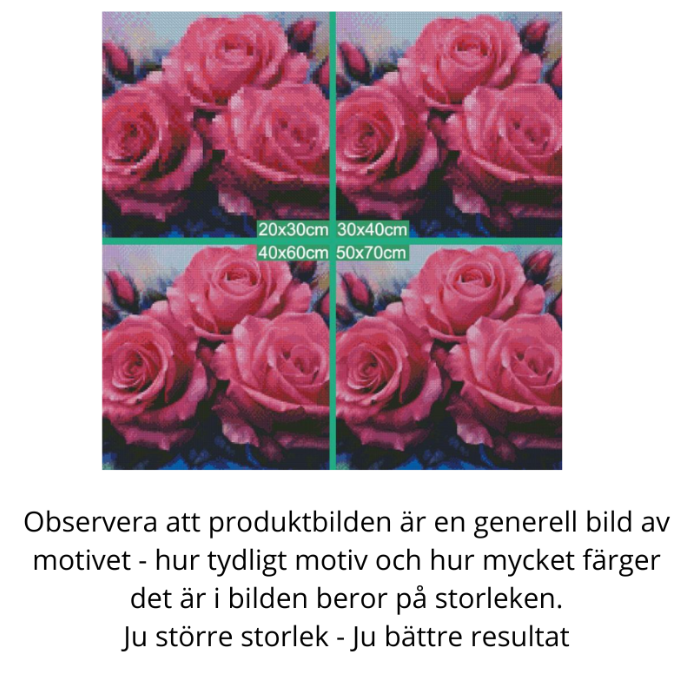 Diamanttavla Kvinna Med Hatt 40x50