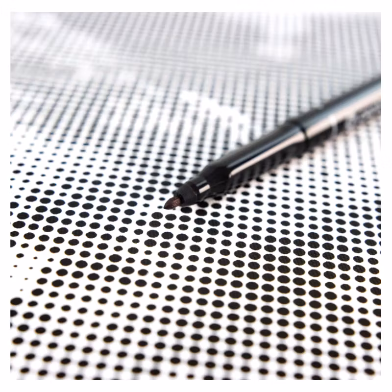 One Color Dot Painting Giraff På Toalett 40x60