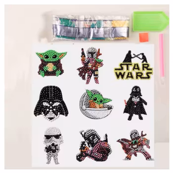 Diamond Painting Stickers Fordon 13 st