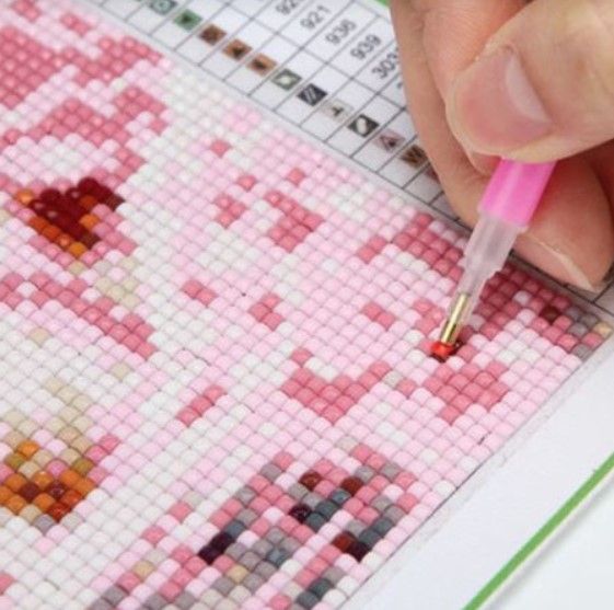 Diamanttavla AB Drills Dreamcatcher Roses 40x50 - Leverans vecka 29