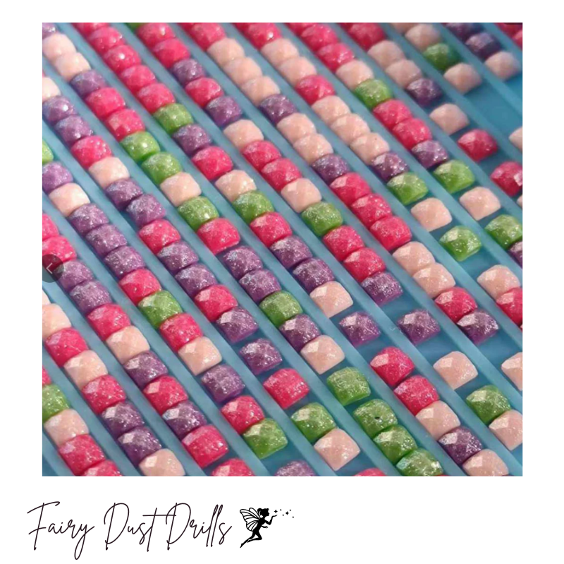 Diamanttavla Fairy Dust Drills Lotus 40x50 - Leverans vecka 29