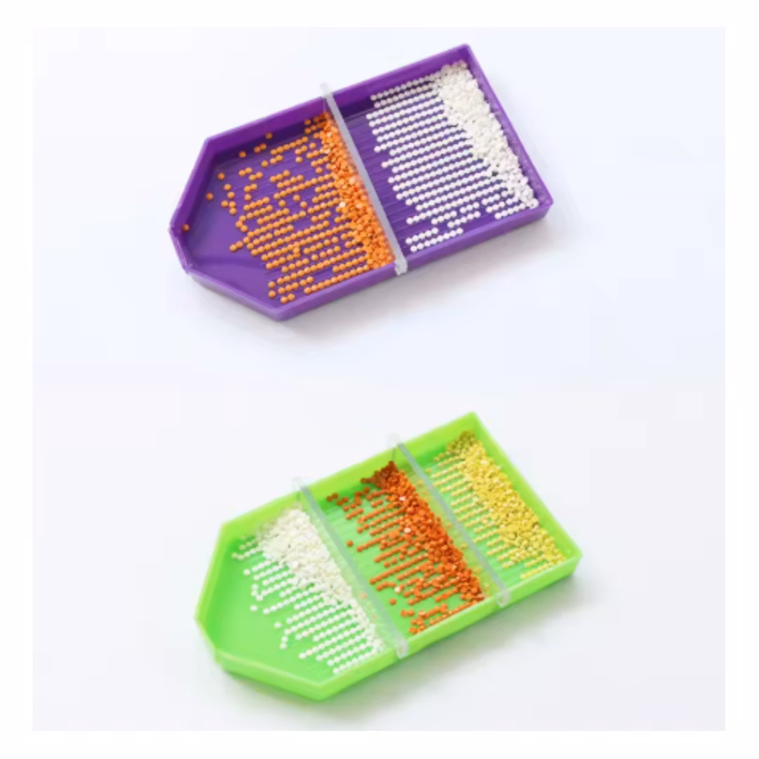 Diamond Painting Tråg Med Avskiljare Lila