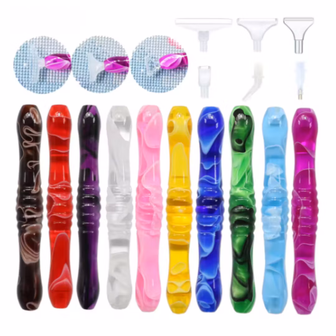 Diamond Painting Penna Resin Med Ändar Kaffe