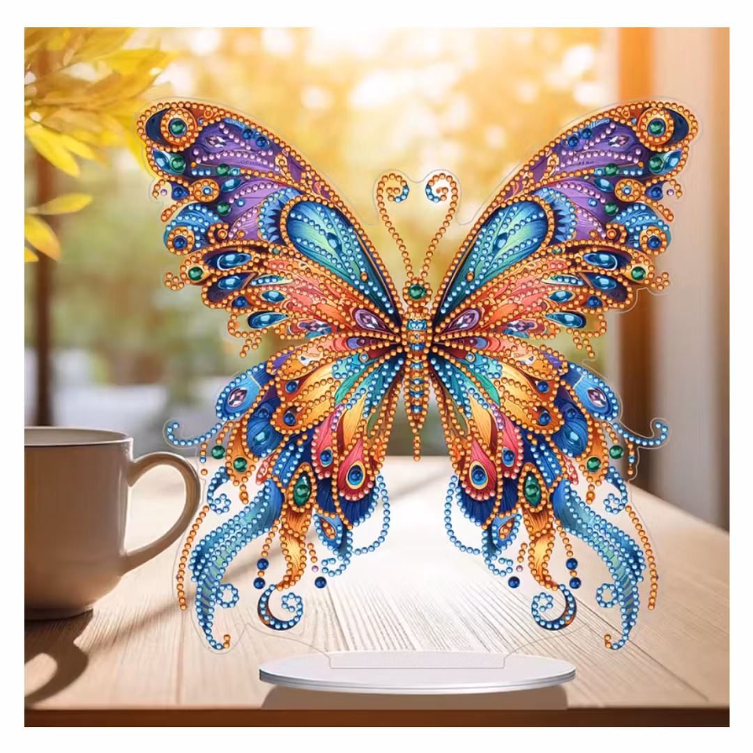 Diamond Painting Bordsdekoration Fjäril 3