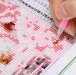 Diamanttavla Tulpaner 30x30 - Leverans vecka 44