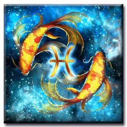 Diamanttavla Fiskarna 30x30