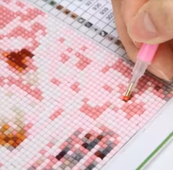 Diamanttavla Katt På Brygga 40x40 - Leverans vecka 13-14