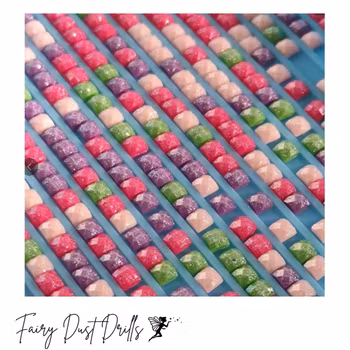 Diamanttavla Fairy Dust Drills Peony Dream 40x50 - Leverans vecka 34