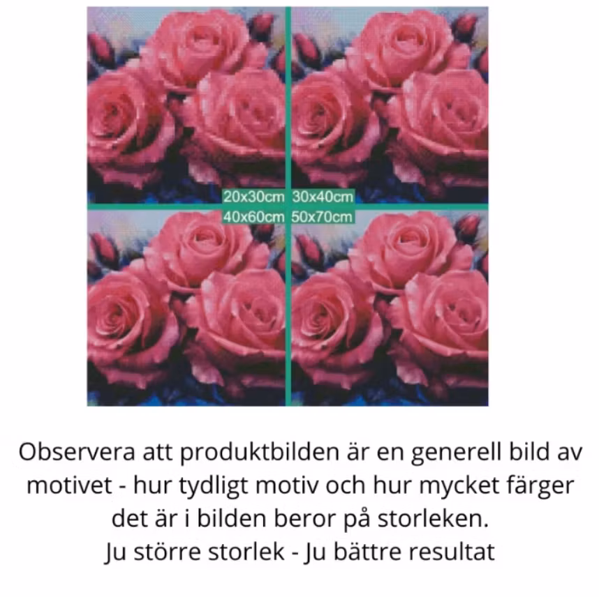 Diamanttavla Fairy Dust Drills Peony Dream 40x50 - Leverans vecka 34