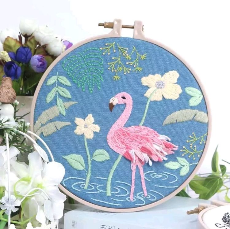 Övriga Broderier Flamingo 15x20