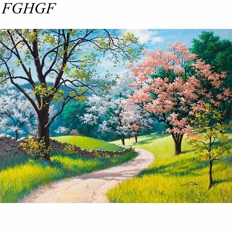 Paint By Numbers Walk In Nature 40x50