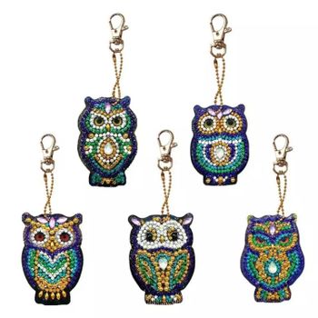 Nyckelringar Blue Olws 5-Pack - Leverans v. 26-27
