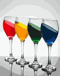 Paint By Numbers Color Wine 40x50