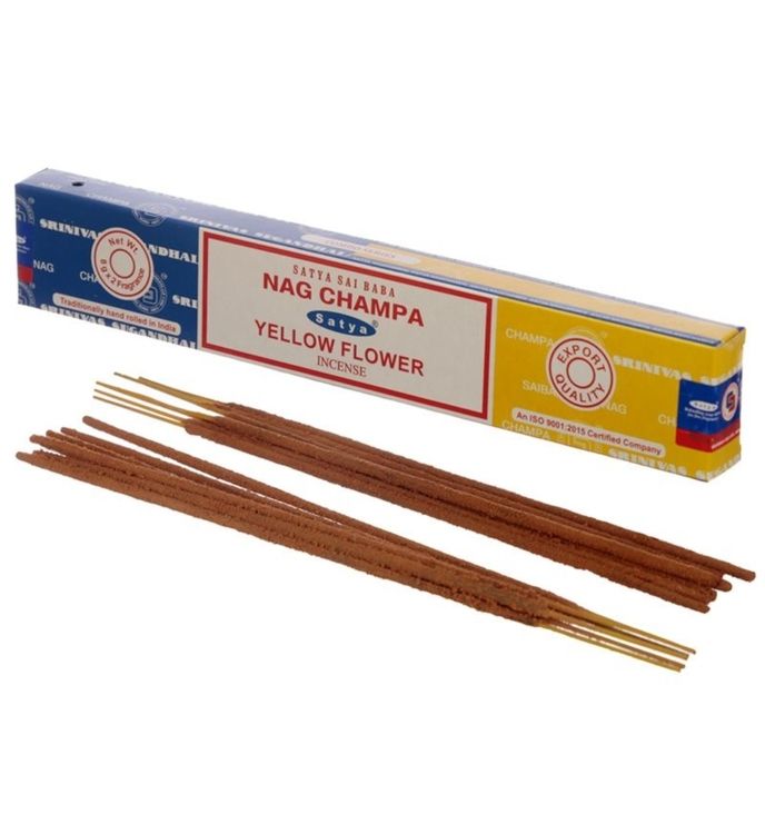 Rökelse Satya Nag Champa & Yellow Flower