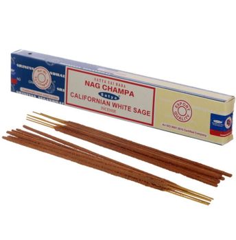 Rökelse Satya Nag Champa & Californian White Sage