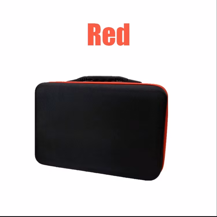 Pärlförvaring Väska Röd Med 60 Burkar