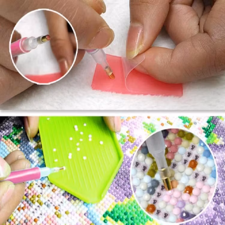 Diamanttavla (R) Tigerwoman 40x50