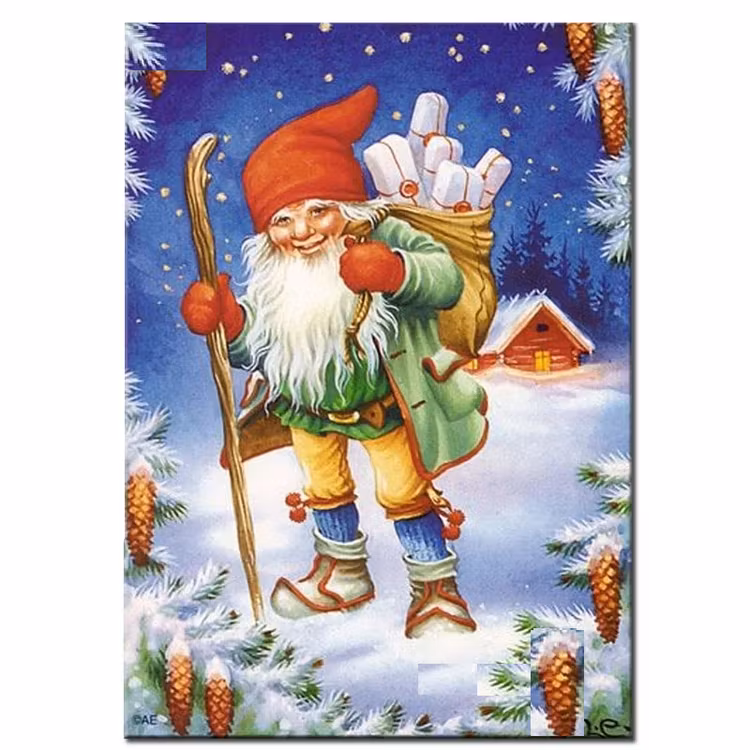 Diamanttavla (R) Tomte Klassisk 40x50