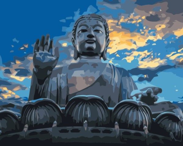 Paint By Numbers Big Buddha 40x50