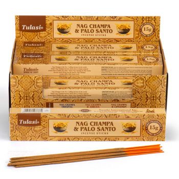 Tulasi Palo Santo Nag Champa Rökelsestickor