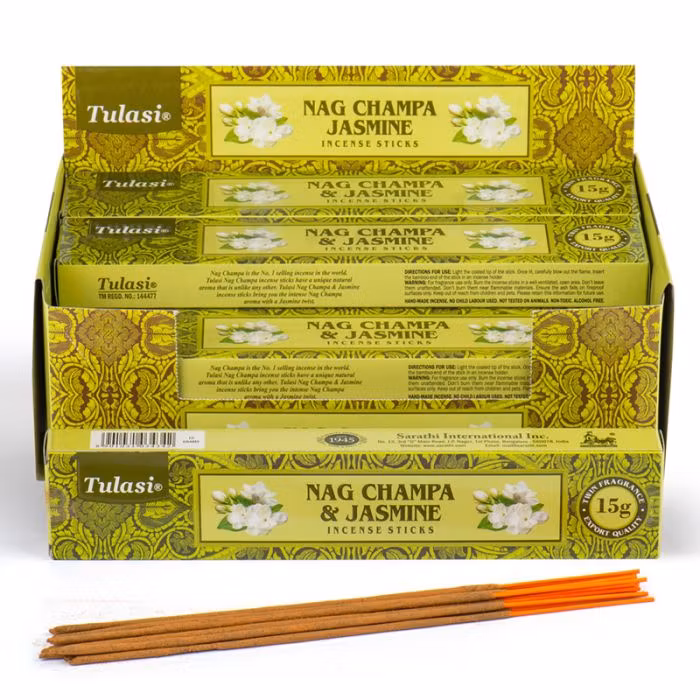 Tulasi Jasmine Nag Champa - Leveranstid 1-3 Dagar
