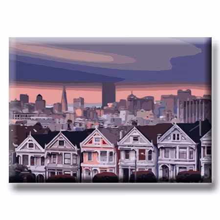 Paint By Numbers Stad 40x50