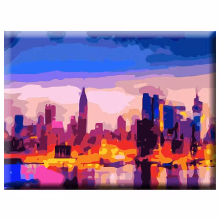 Paint By Numbers Big City Color 40x50