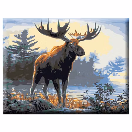 Paint By Numbers Skogens Konung 40x50