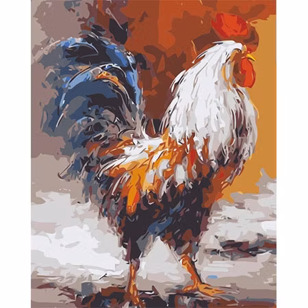 Paint By Numbers Ståtlig Tupp 40x50