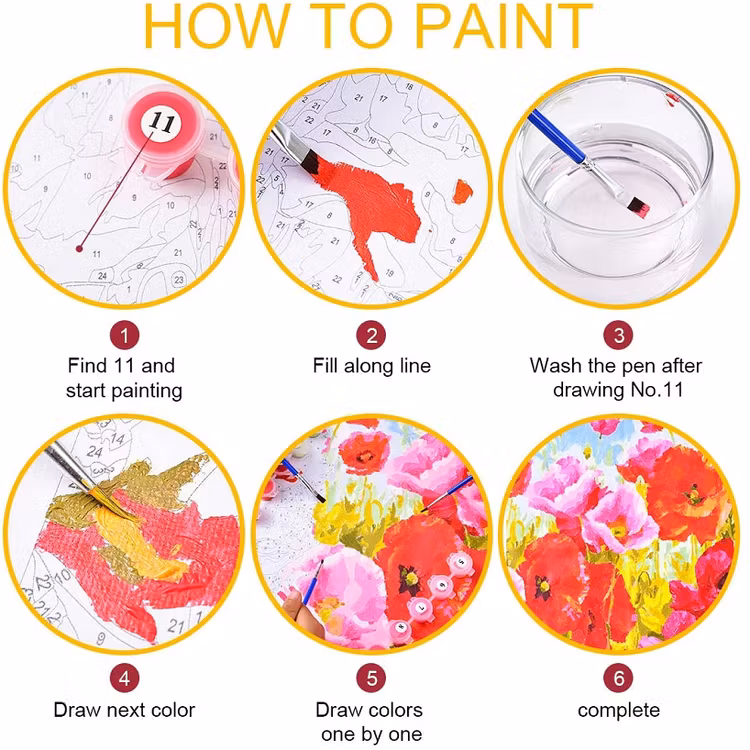 Paint By Numbers Ståtlig Tupp 40x50