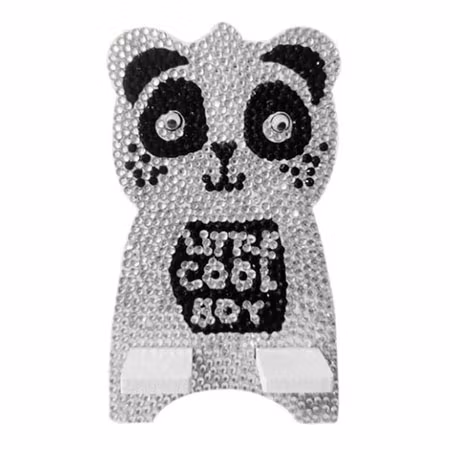 Diamond Painting Mobilhållare Panda 14x6 cm