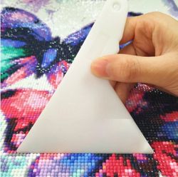 Diamond Painting Spatel vit