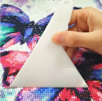 Diamond Painting Spatel vit