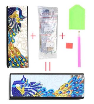 Diamond Painting Glasögonfack Peacock - REA