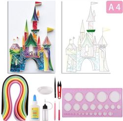 Quilling Castle A4 - Leveranstid 1-3 Dagar