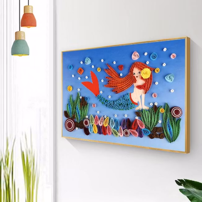 Quilling Sjöjungfru A4