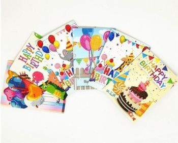 Födelsedagskort 6-Pack13x18 Cm
