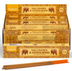 Tulasi Sandalwood Nag Champa Rökelsestickor