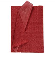 Silkespapper, 50x70 cm, 17 g, röd, 6 ark/ 1 förp - Leveranstid 1-3 Dagar