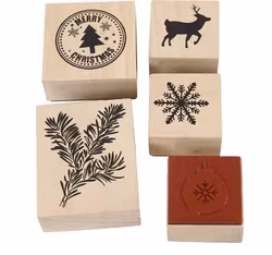Pyssel Stämpelset, jul, 5 mix./ 1 förp.