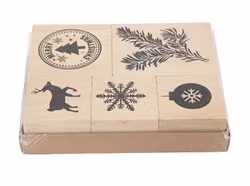 Pyssel Stämpelset, jul, 5 mix./ 1 förp.