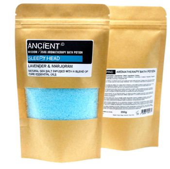 Ancient Aromaterapi Sleepy Head Havssalt Med Lavendel och Mejram 350g