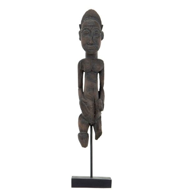 Antik Staty Kvinna 50 cm