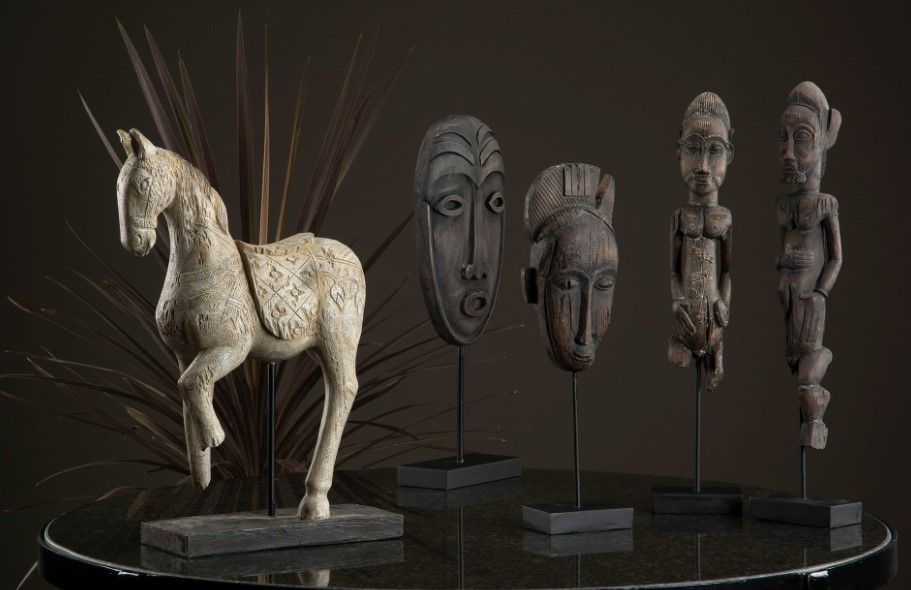 Antik Staty Kvinna 50 cm