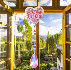 Diamond Painting Fönsterspel Vindspel Love