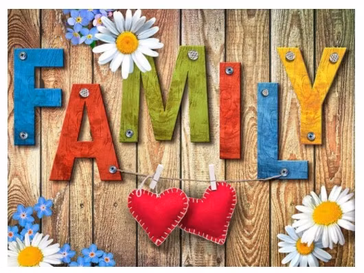 Diamanttavla Family 40x50