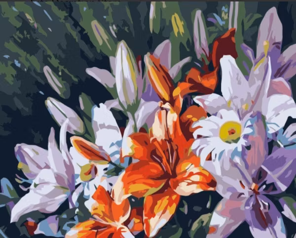 Paint By Numbers Liljor 40x50