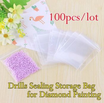 Blixtlåspåse Zippåse 100-Pack  55x80 mm