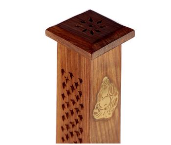 Rökelsehållare Sheesham Kinesisk Buddha Stående